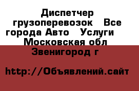 Диспетчер грузоперевозок - Все города Авто » Услуги   . Московская обл.,Звенигород г.